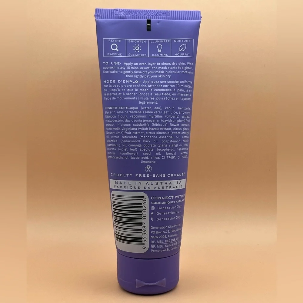 Generation Skin - Ultra Violet Brightening Purple Clay Mask - Picture 2 of 2